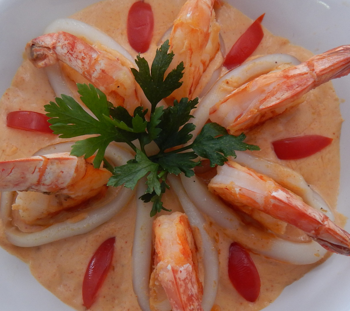 Dagschotel scampi Nino Seafood