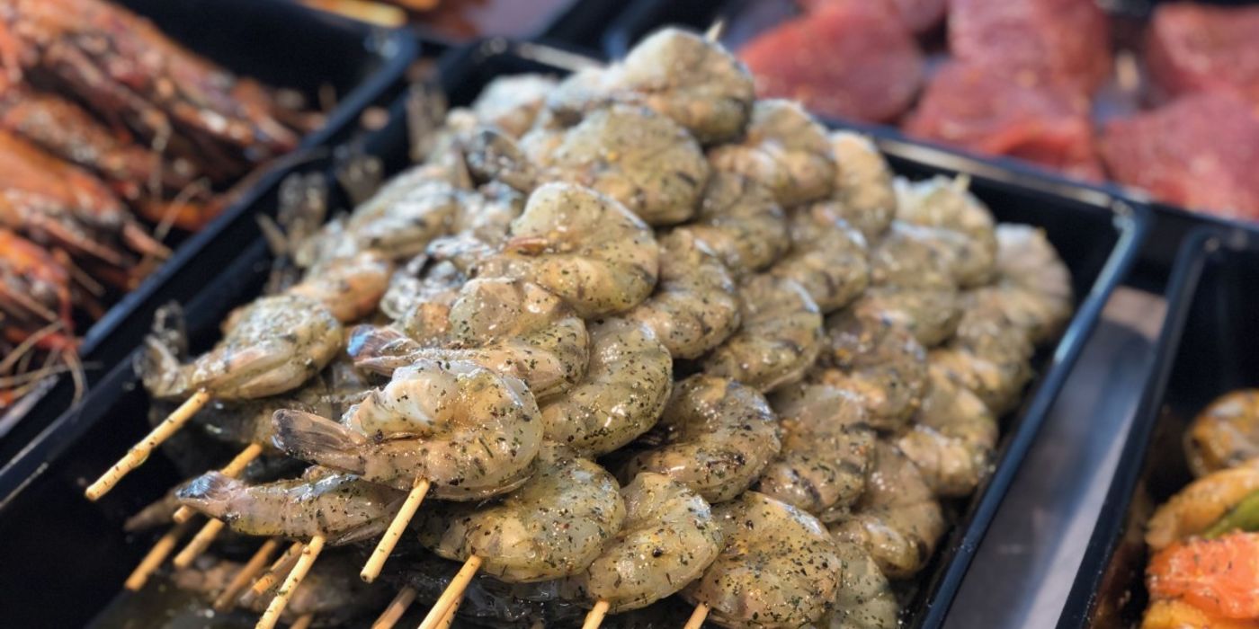 Vis op de barbecue